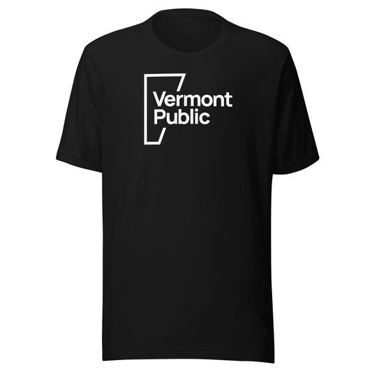 Vermont Public T-Shirt, White Logo